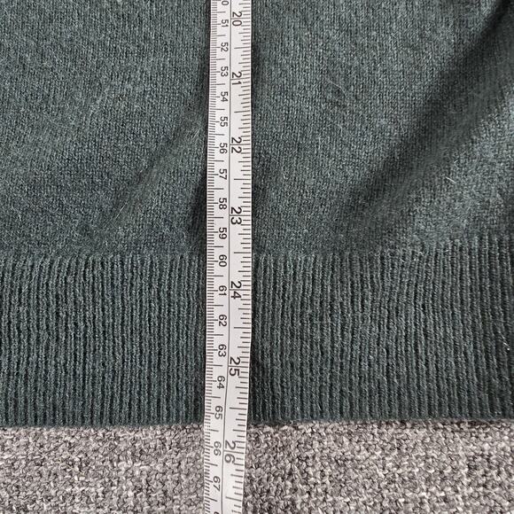C By Bloomingdales Cashmere Turtlenek Sweater Women's Size Large Green Read - Picture 5 of 7
